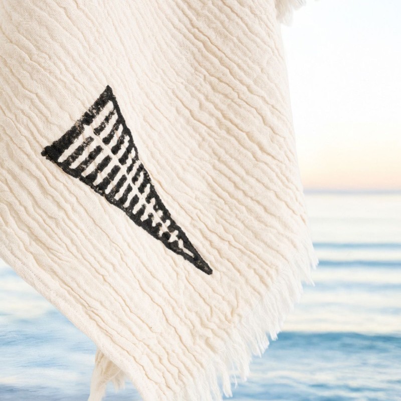 Varol Organik %100 Pamuk Müslin Peştemal - Piramit