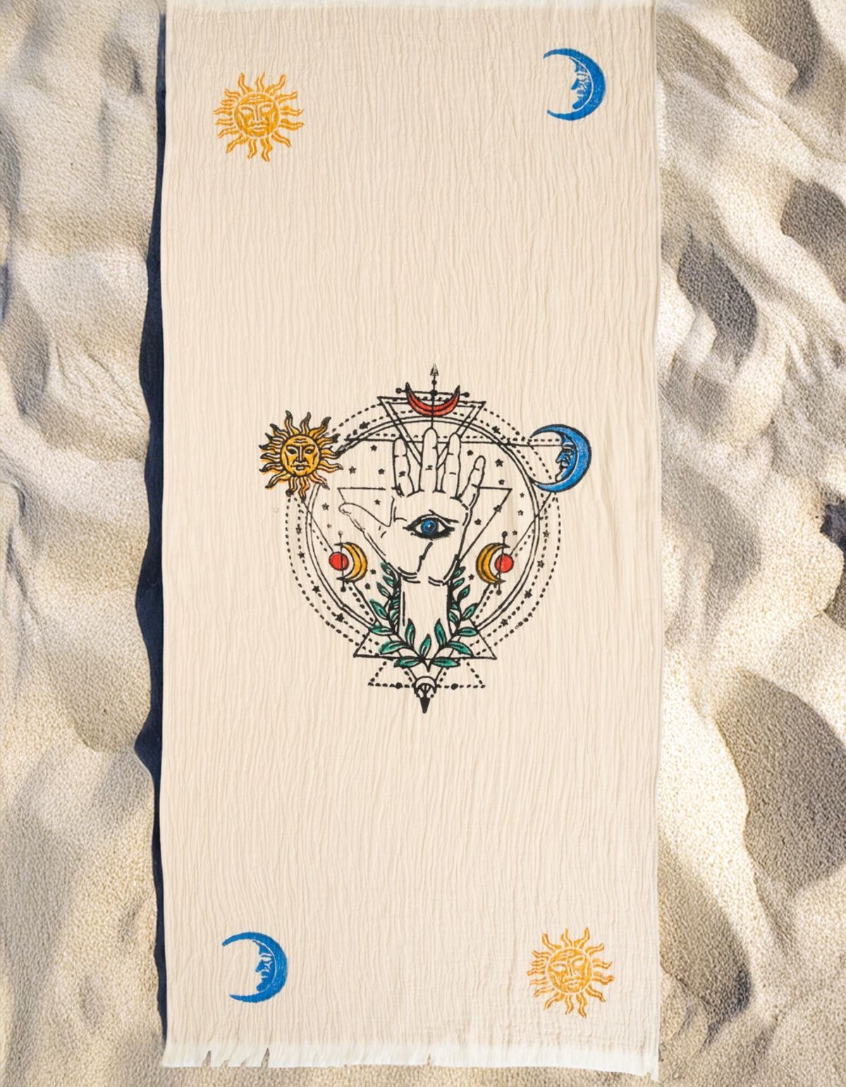 Varol Organik %100 Pamuk Müslin Peştemal - Solyra