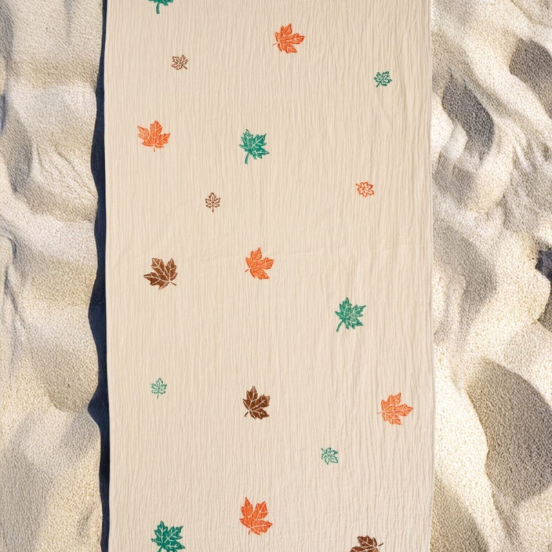 Varol Organik %100 Pamuk Müslin Peştemal - Sonbahar