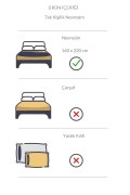Varol Pan Serisi Ranforce Tek Kişilik Otel Nevresimi (Yorgan Kılıfı) görseli 3