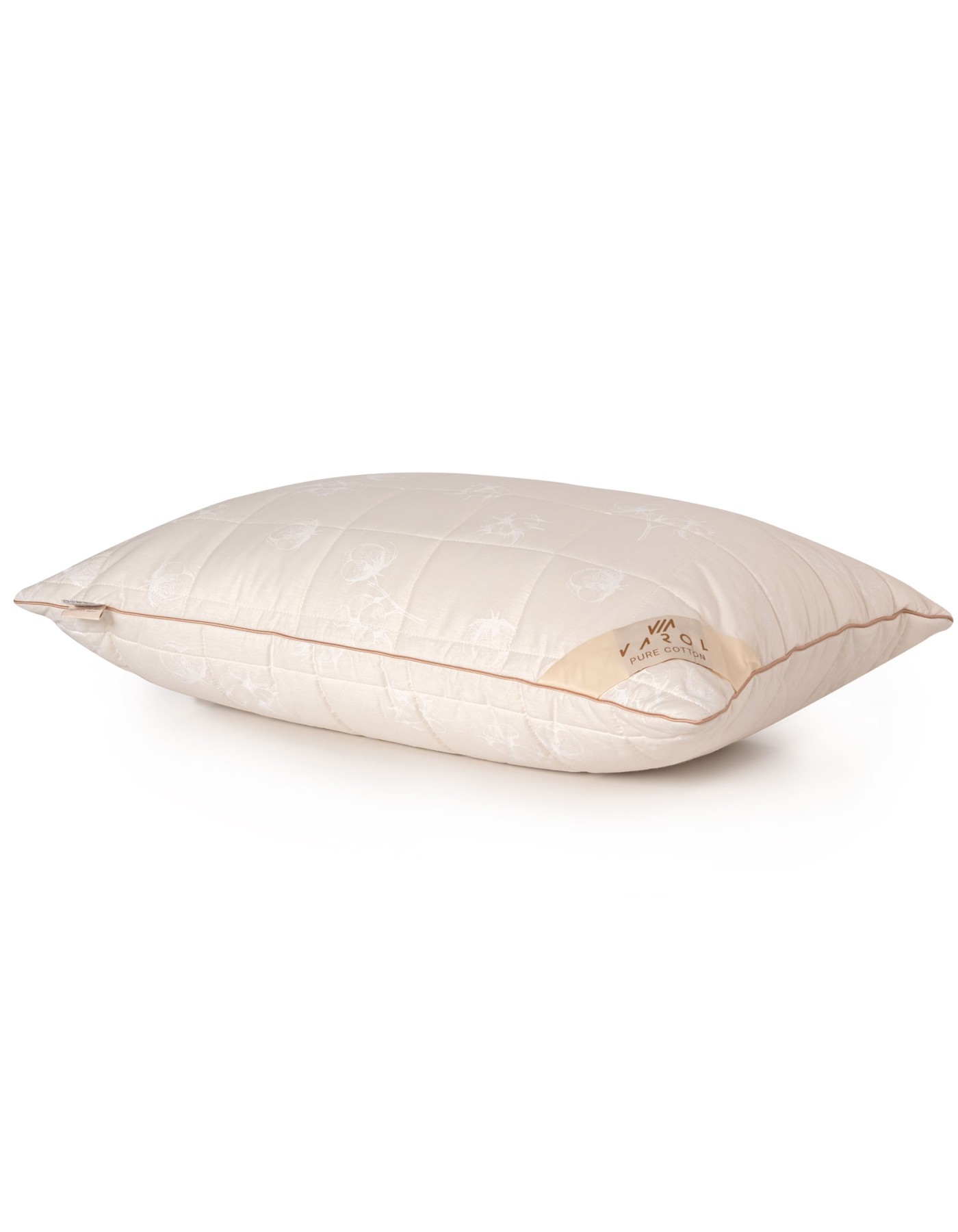 Varol Pure Cotton Pamuk Yastık (50x70 cm) – %100 Pamuk Kılıf | Bez Çantalı