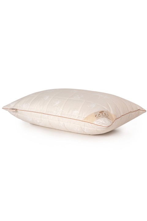 Varol Pure Cotton Pamuk Yastık (50x70 cm) – %100 Pamuk Kılıf | Bez Çantalı