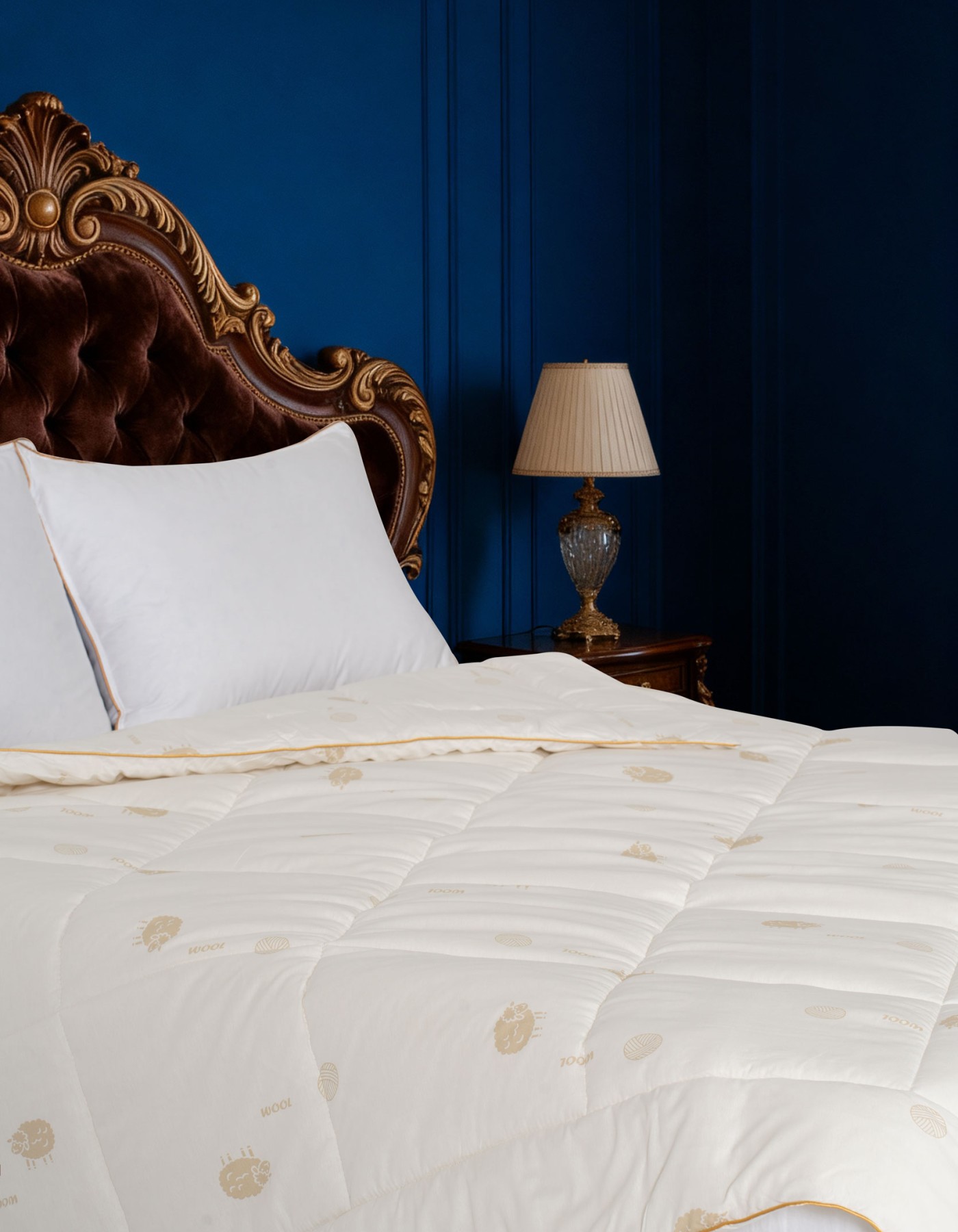 Varol Pure Woll King Size Yün Yorgan (215x235 cm) – %100 Pamuk Kılıf | Bez Çantalı