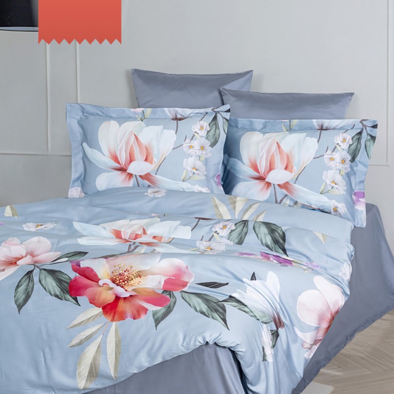 Varol Royal Saten 300TC Nevresim Takımı (Çift Nevresimli) Family Size  - ESTİVA