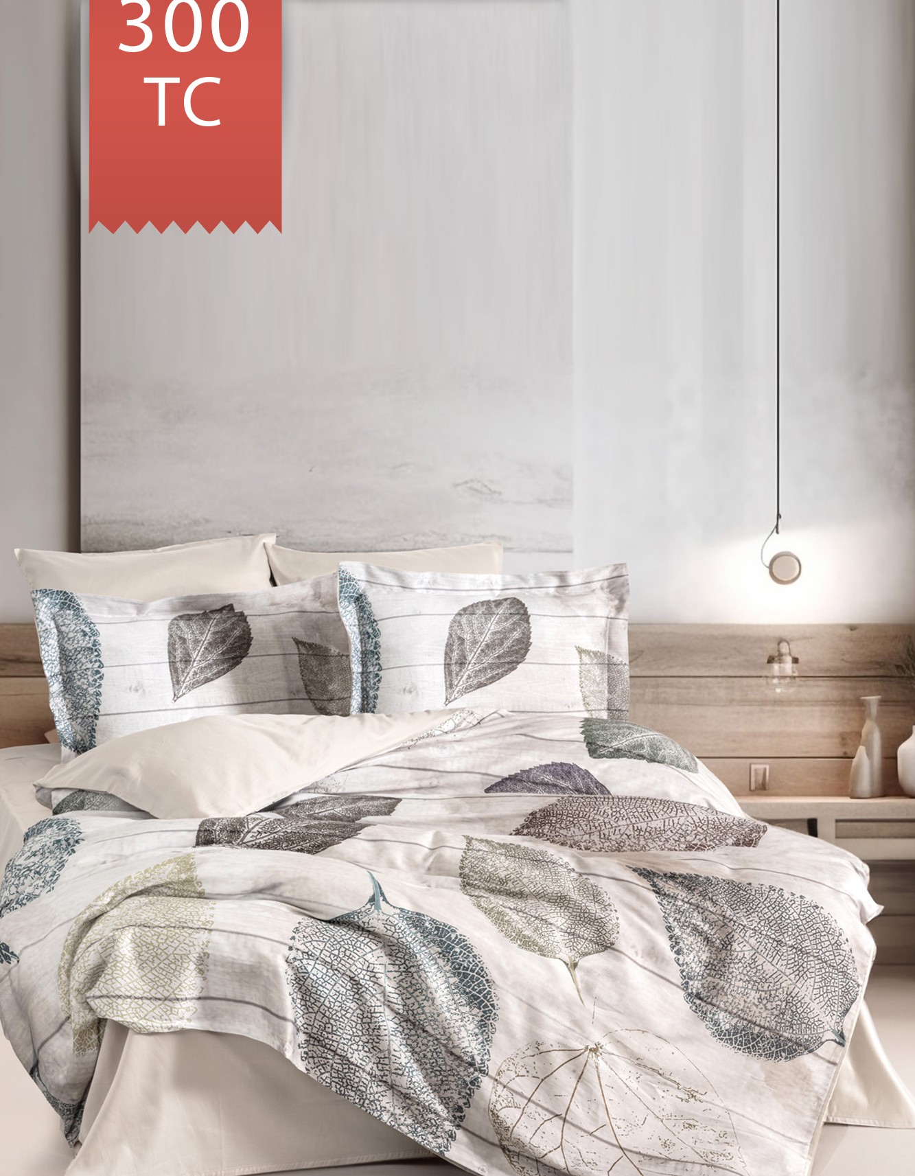 Varol Royal Saten 300TC Nevresim Takımı (Çift Nevresimli) Family Size  - FOLİA