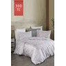 Varol Royal Saten 300TC Nevresim Takımı (Çift Nevresimli) Family Size  - GRİDA