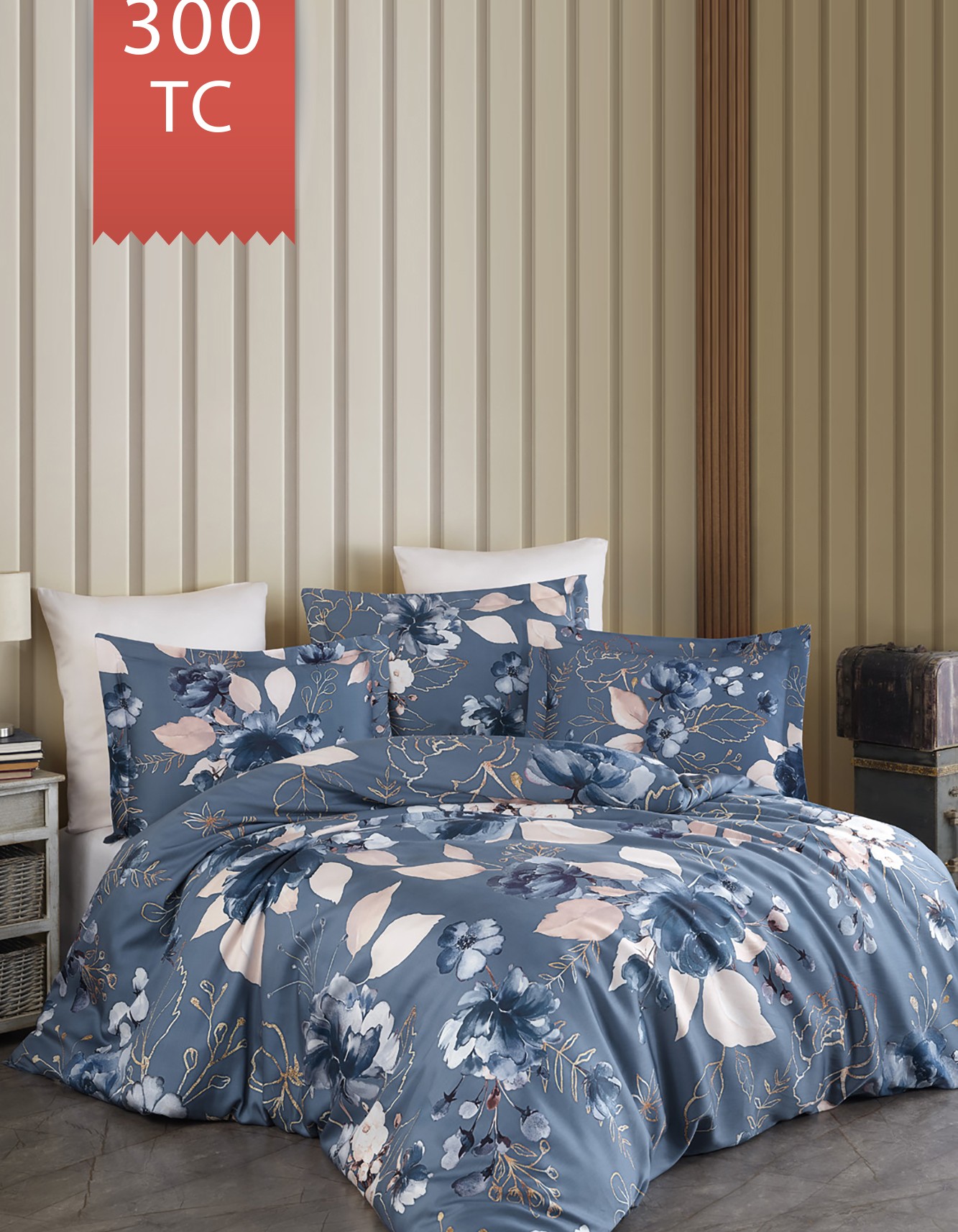 Varol Royal Saten 300TC Nevresim Takımı (Çift Nevresimli) Family Size - LARİSSA Varol Royal Saten 300TC Nevresim Takımı (Çift Nevresimli) Family Size - LARİSSA