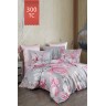 Varol Royal Saten 300TC Nevresim Takımı (Çift Nevresimli) Family Size  - LİLYA