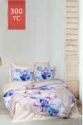 Varol Royal Saten 300TC Nevresim Takımı (Çift Nevresimli) Family Size  - MARTİNA görseli 2