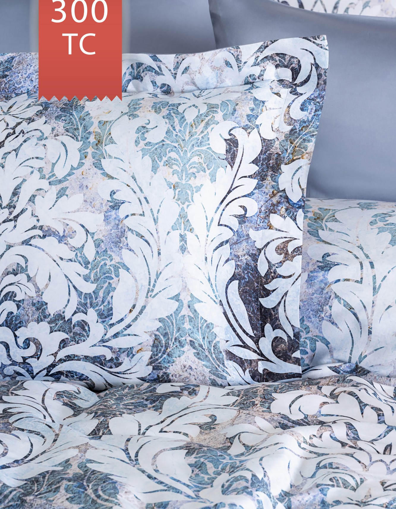 Varol Royal Saten 300TC Nevresim Takımı (Çift Nevresimli) Family Size  - NİRVANA