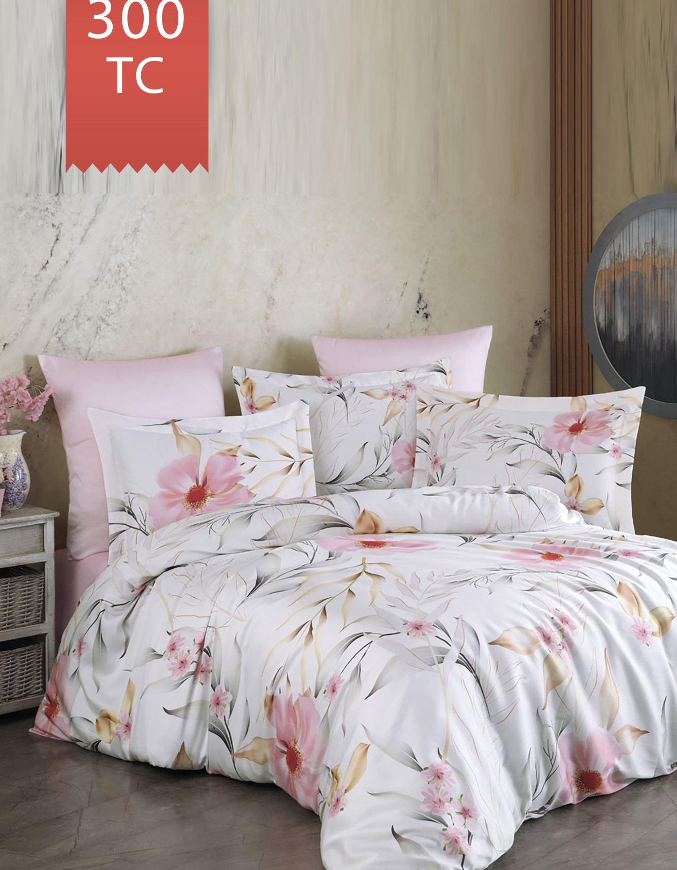 Varol Royal Saten 300TC Nevresim Takımı (Çift Nevresimli) Family Size - STELLA Varol Royal Saten 300TC Nevresim Takımı (Çift Nevresimli) Family Size - STELLA