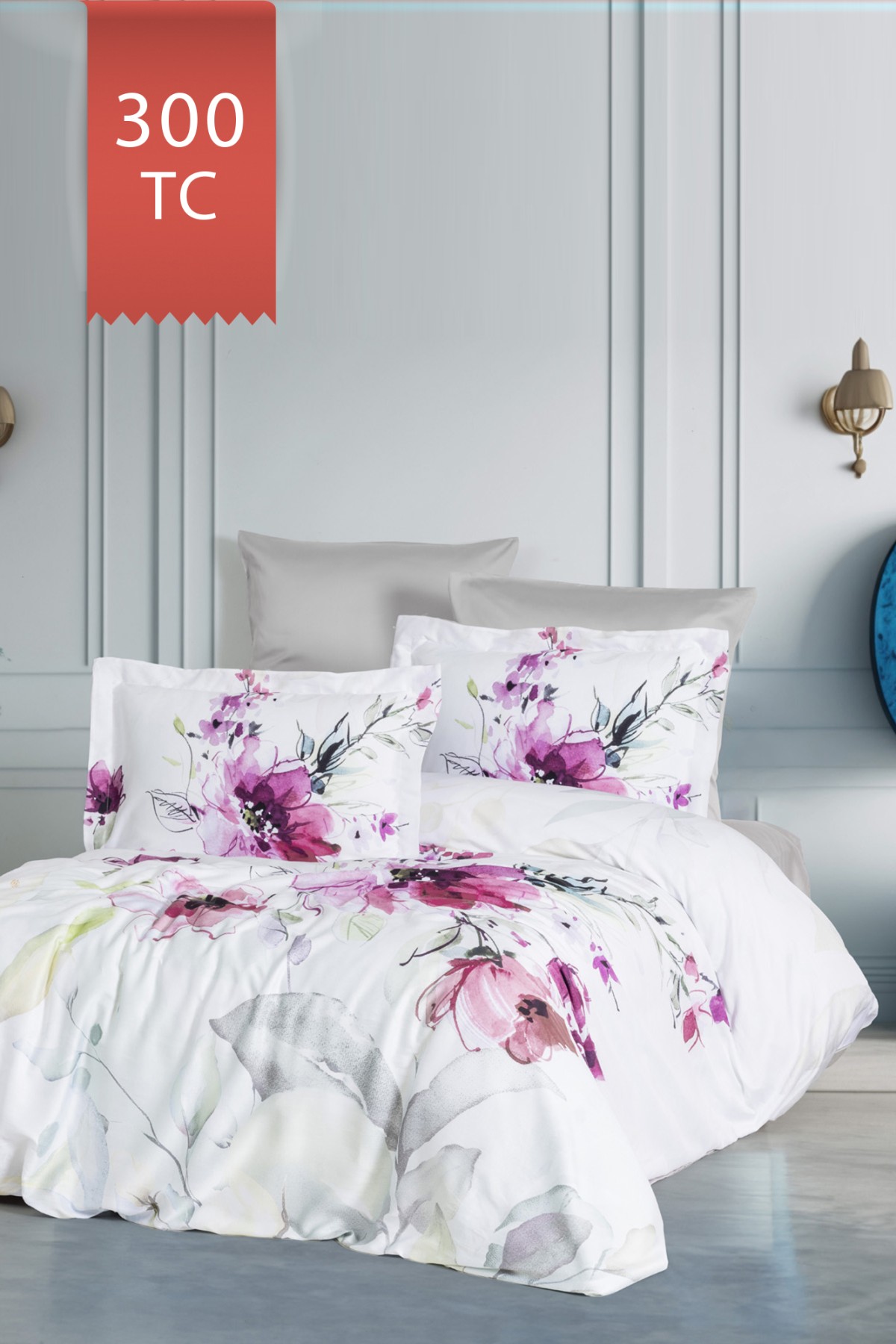 Varol Royal Saten 300TC Nevresim Takımı (Çift Nevresimli) Family Size - VERONA Varol Royal Saten 300TC Nevresim Takımı (Çift Nevresimli) Family Size - VERONA