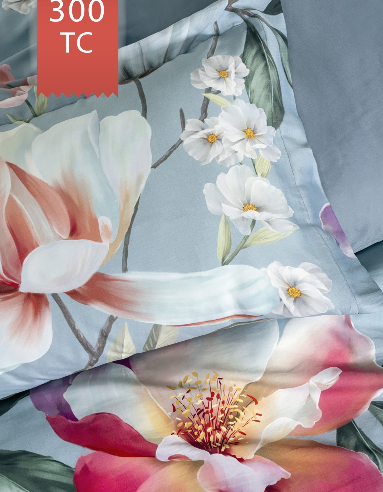 Varol Royal Saten Çift Kişilik 300TC Nevresim Takımı  - ESTİVA