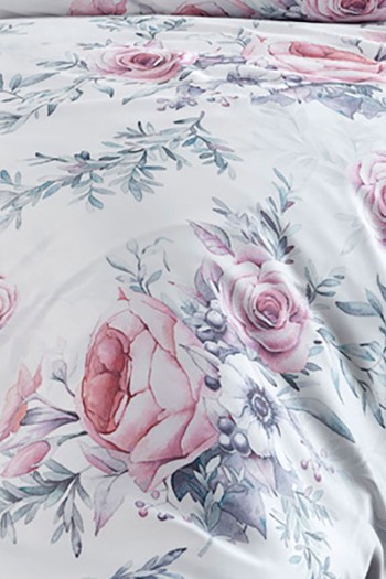 Varol Royal Saten King Size (Battal Boy) 300TC Nevresim Takımı - ROSALİNDA