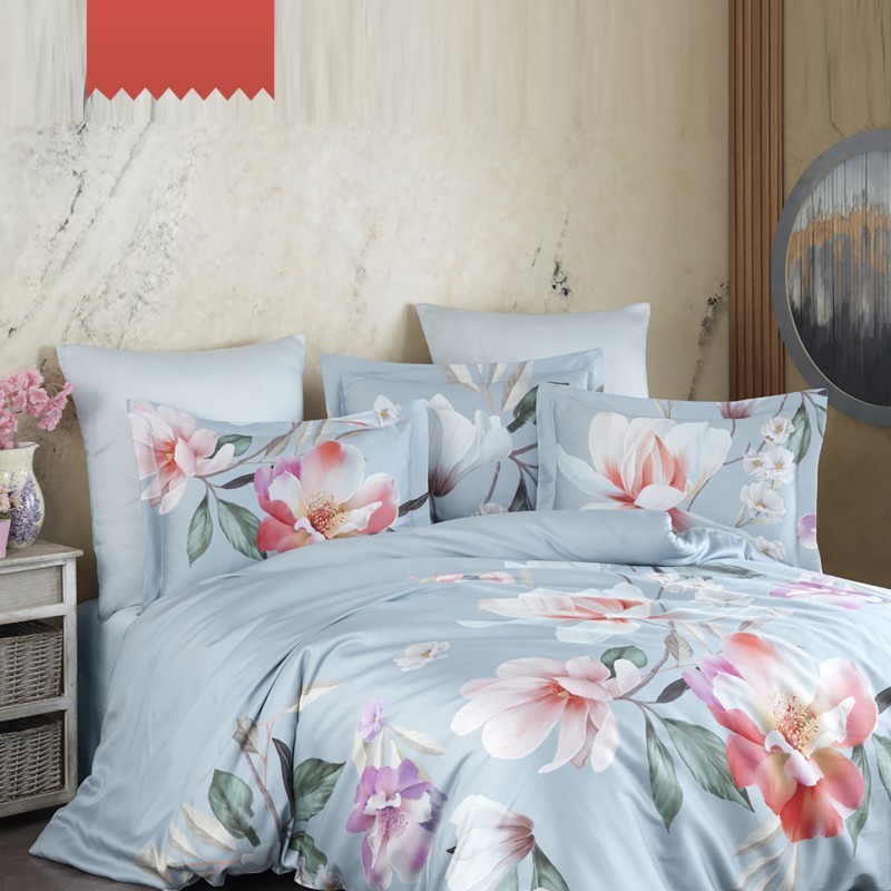 Varol Royal Saten Tek Kişilik 300TC Nevresim Takımı - ESTİVA Varol Royal Saten Tek Kişilik 300TC Nevresim Takımı - ESTİVA