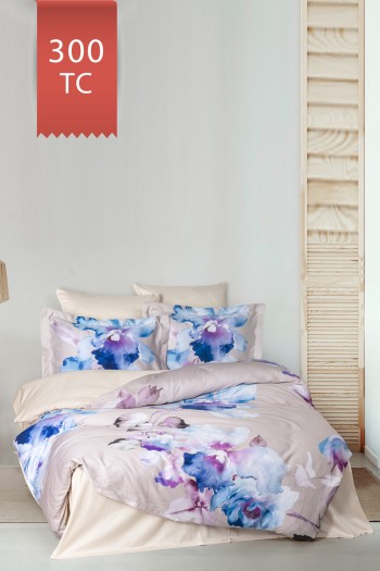 Varol Royal Saten Tek Kişilik 300TC Nevresim Takımı  - MARTİNA