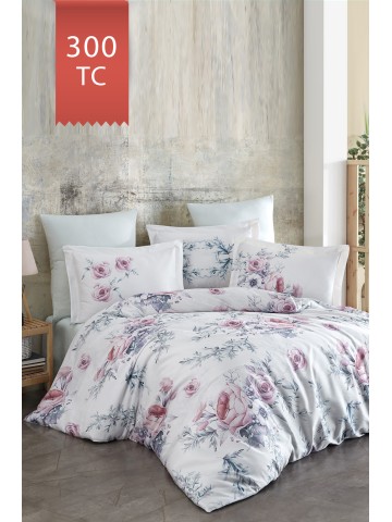 Varol Royal Saten Tek Kişilik 300TC Nevresim Takımı  - ROSALİNDA