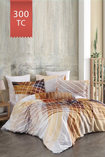 Varol Royal Saten Tek Kişilik 300TC Nevresim Takımı  - TESLA