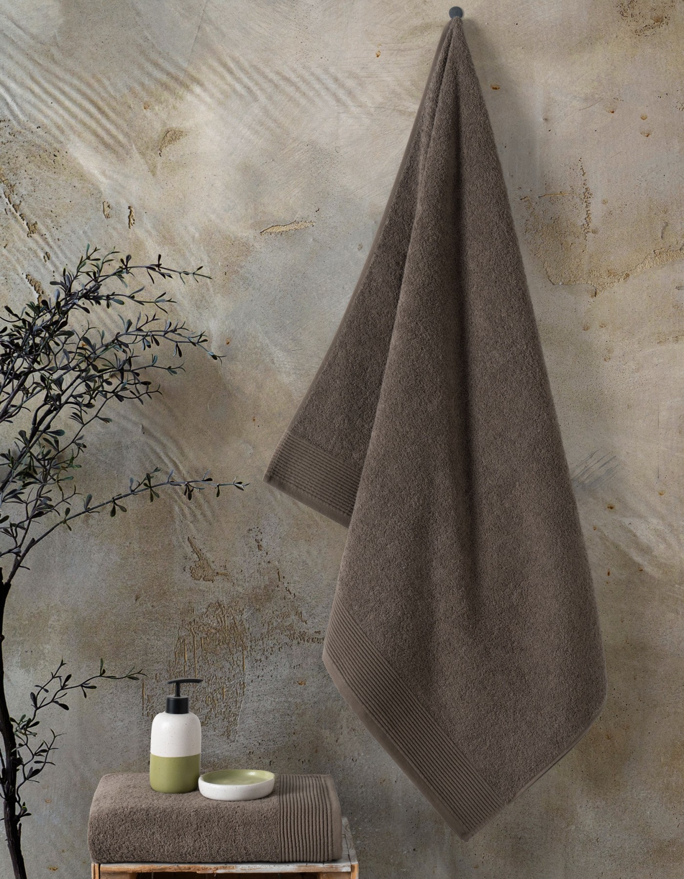 Varol Royal Serisi 2’li Havlu Seti – 50x90 & 90x150 cm, 500 gsm Premium