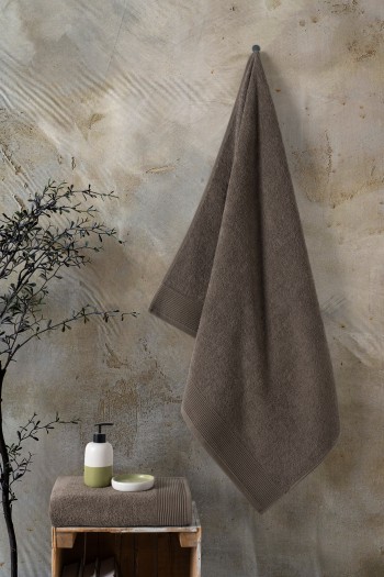 Varol Royal Serisi 2’li Havlu Seti – 50x90 & 90x150 cm, 500 gsm Premium - KAHVE-STANDART