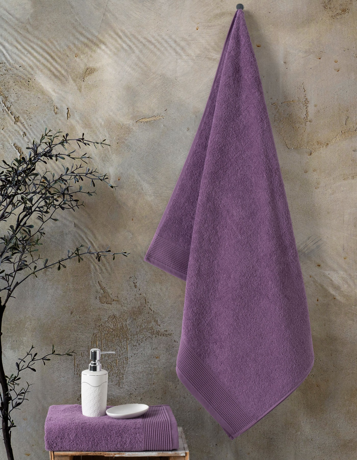 Varol Royal Serisi 2’li Havlu Seti – 50x90 & 90x150 cm, 500 gsm Premium