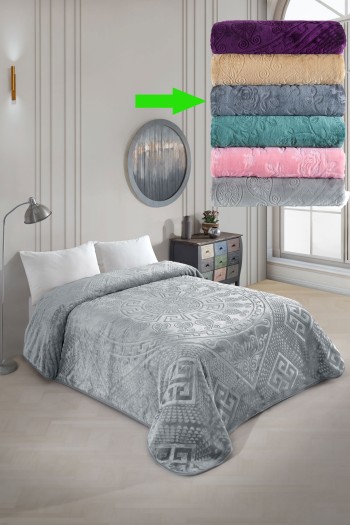 Varol Royal Touch Lüks Kalın Battaniye 220x240 cm — Yumuşak, Sıcak ve Dayanıklı