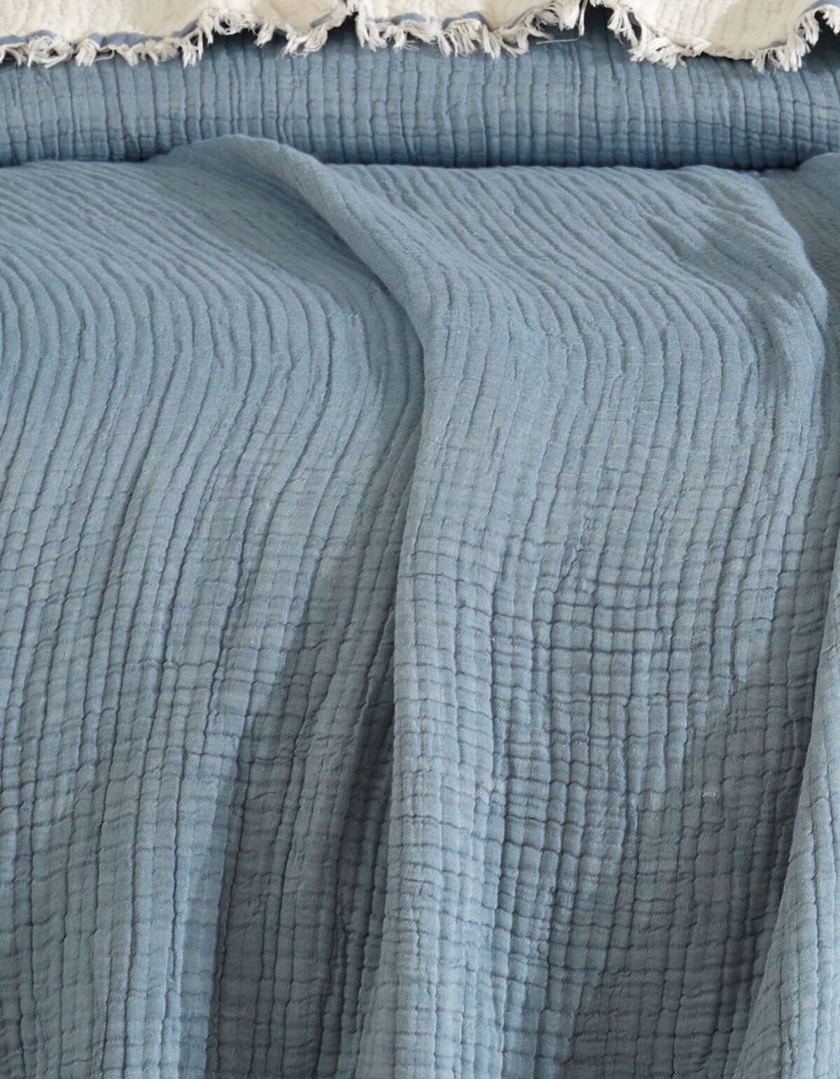 Varol Tek Kişilik 5 Katlı %100 Pamuk Müslin Yatak Örtüsü