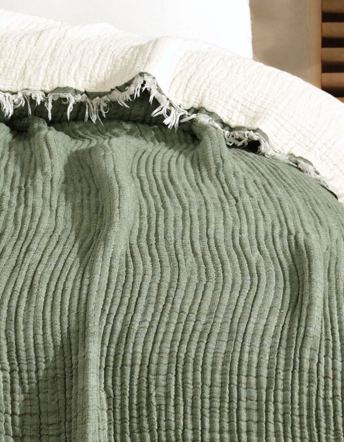 Varol Tek Kişilik 5 Katlı %100 Pamuk Müslin Yatak Örtüsü