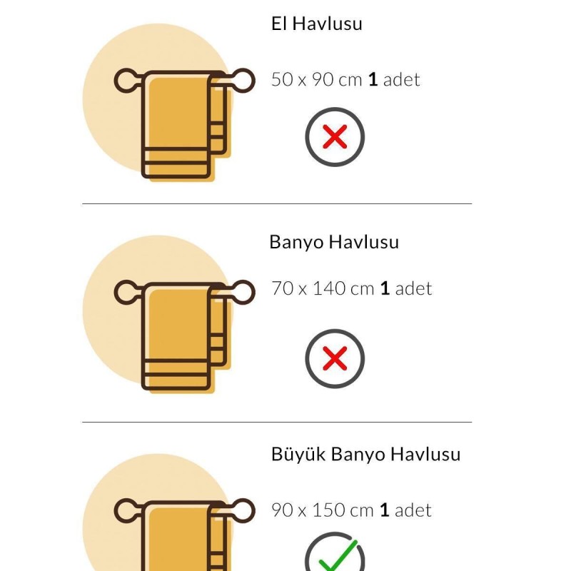 Varol Voli Micro Cotton Banyo Havlusu 90x150cm