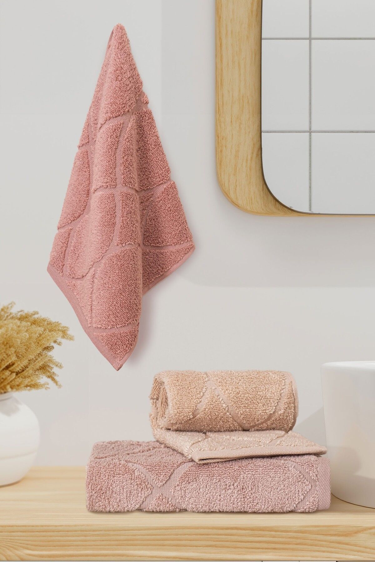 Varol Voli Serisi Micro Cotton 30x50cm 3 Lü Havlu Seti Varol Voli Serisi Micro Cotton 30x50cm 3 Lü Havlu Seti
