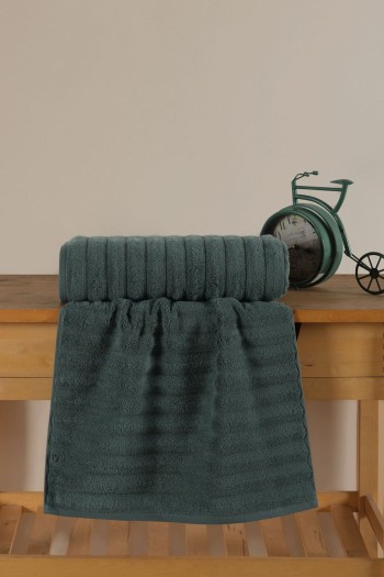 Varol Wave Serisi Premium Micro Cotton Banyo Havlusu 80X150cm - YEŞİL-80X150CM