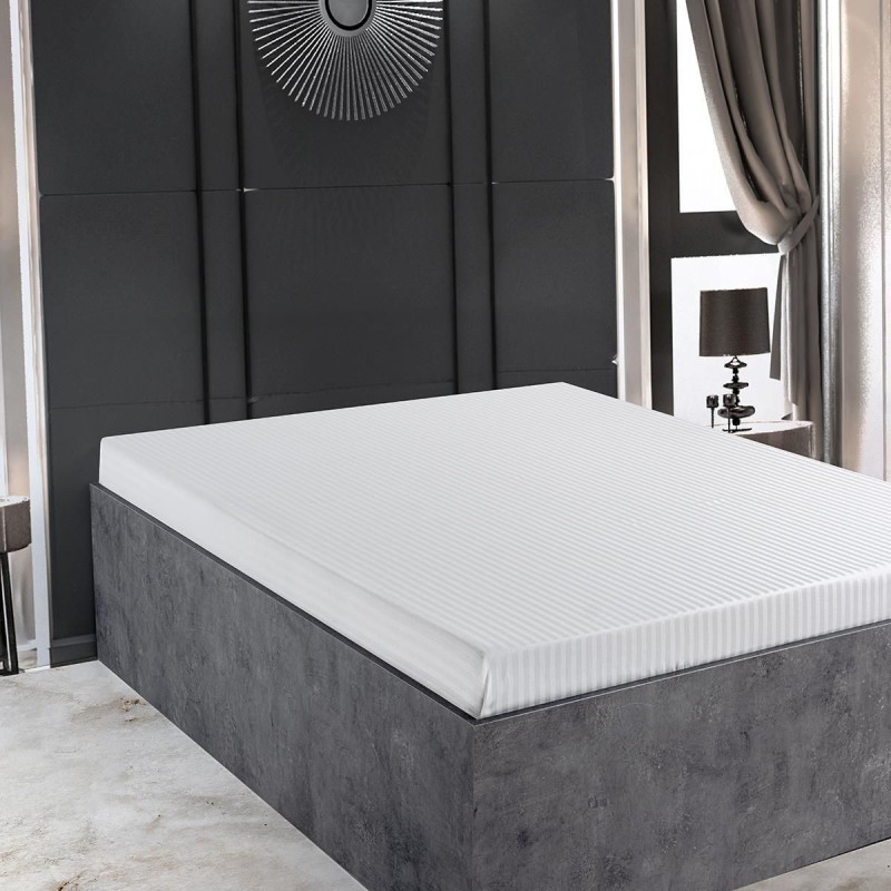 Varol Zeus Serisi Pamuk Saten Otel Çarşafı Tek Kişilik 180x280cm