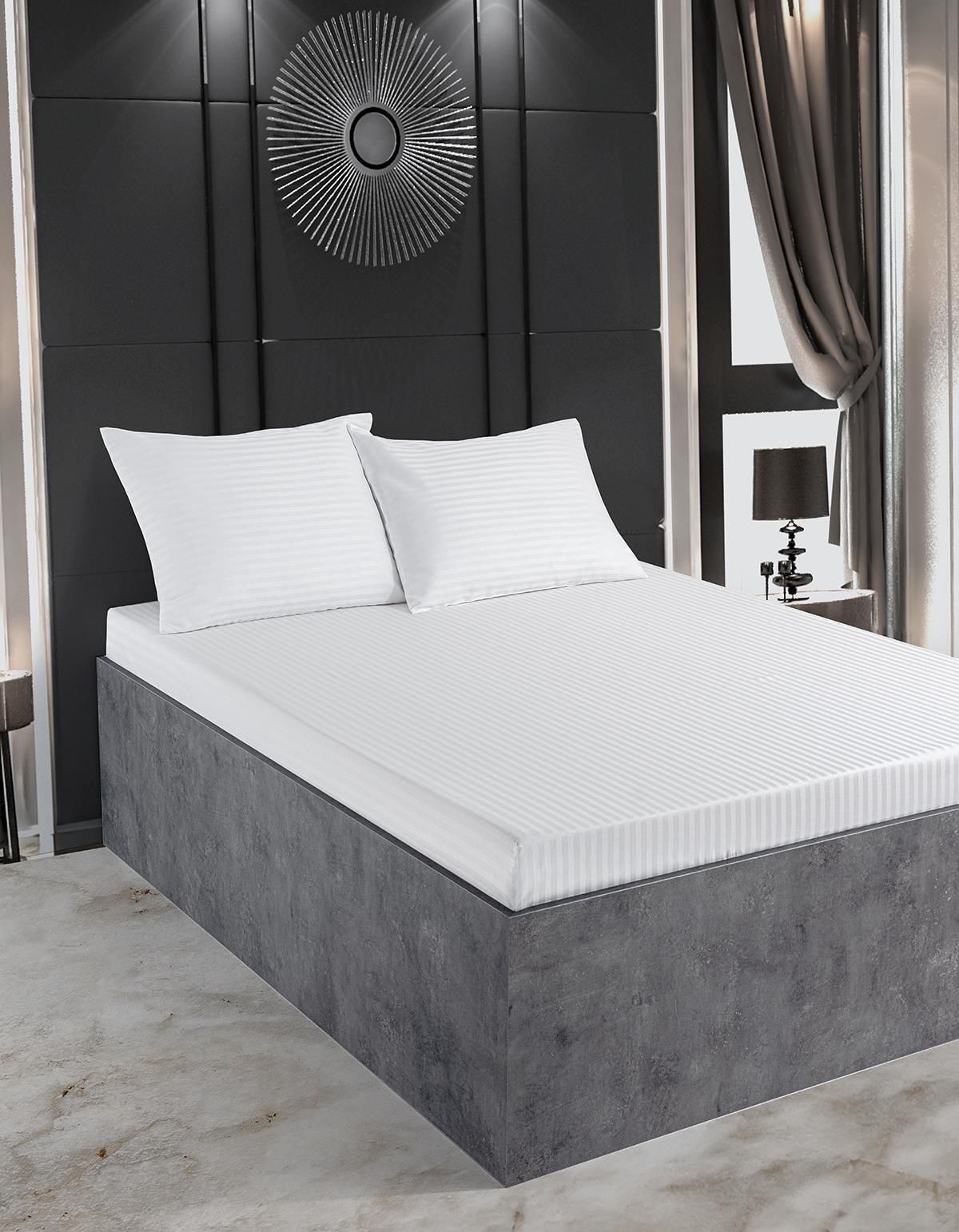 Varol Zeus Serisi Pamuk Saten Tek Kişilik Çarşaf Takımı