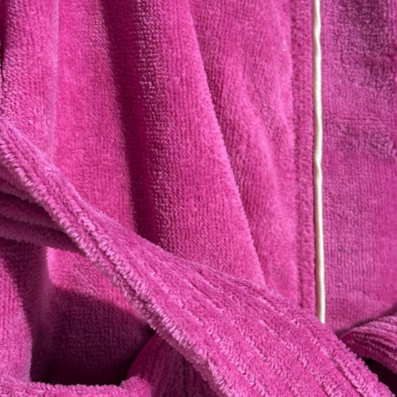 Yumuşak Dokulu Kapüşonlu Çocuk Bornozu