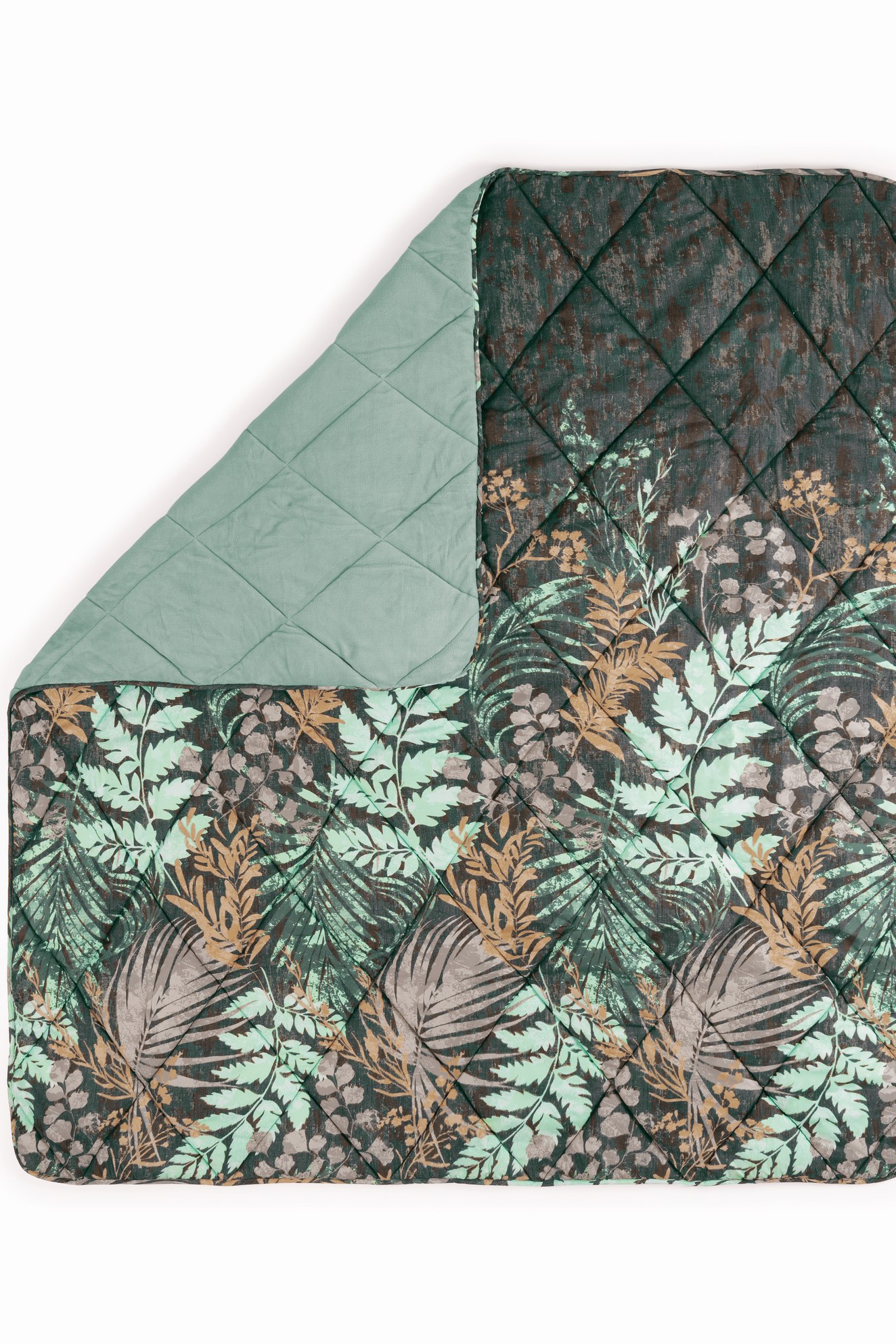 Cotton Box Velvet Çift Kişilik Yorgan Clorasa Mint 195x215 cm doku detayı