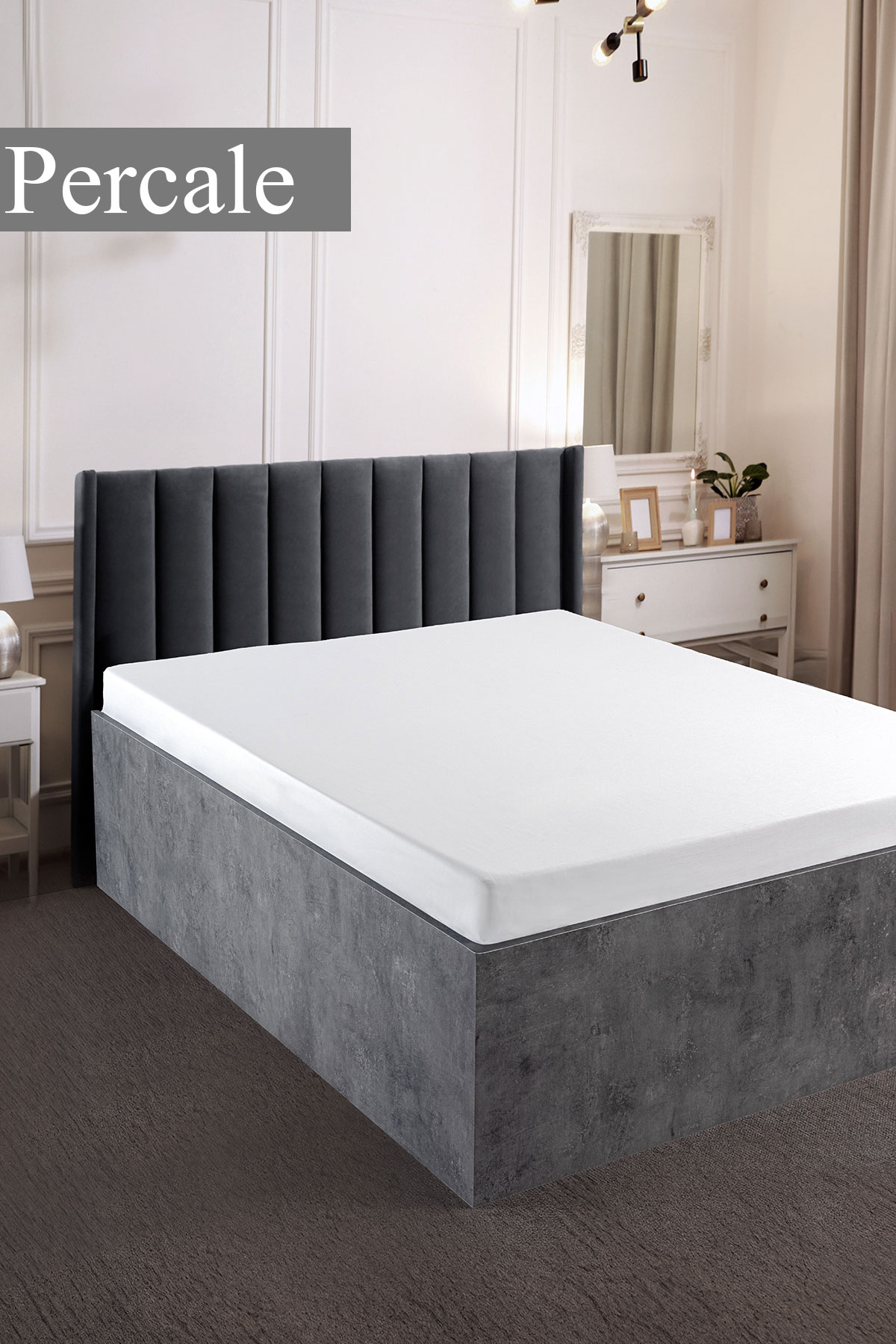 Percale Serisi 80Tel Otel Çarşafı