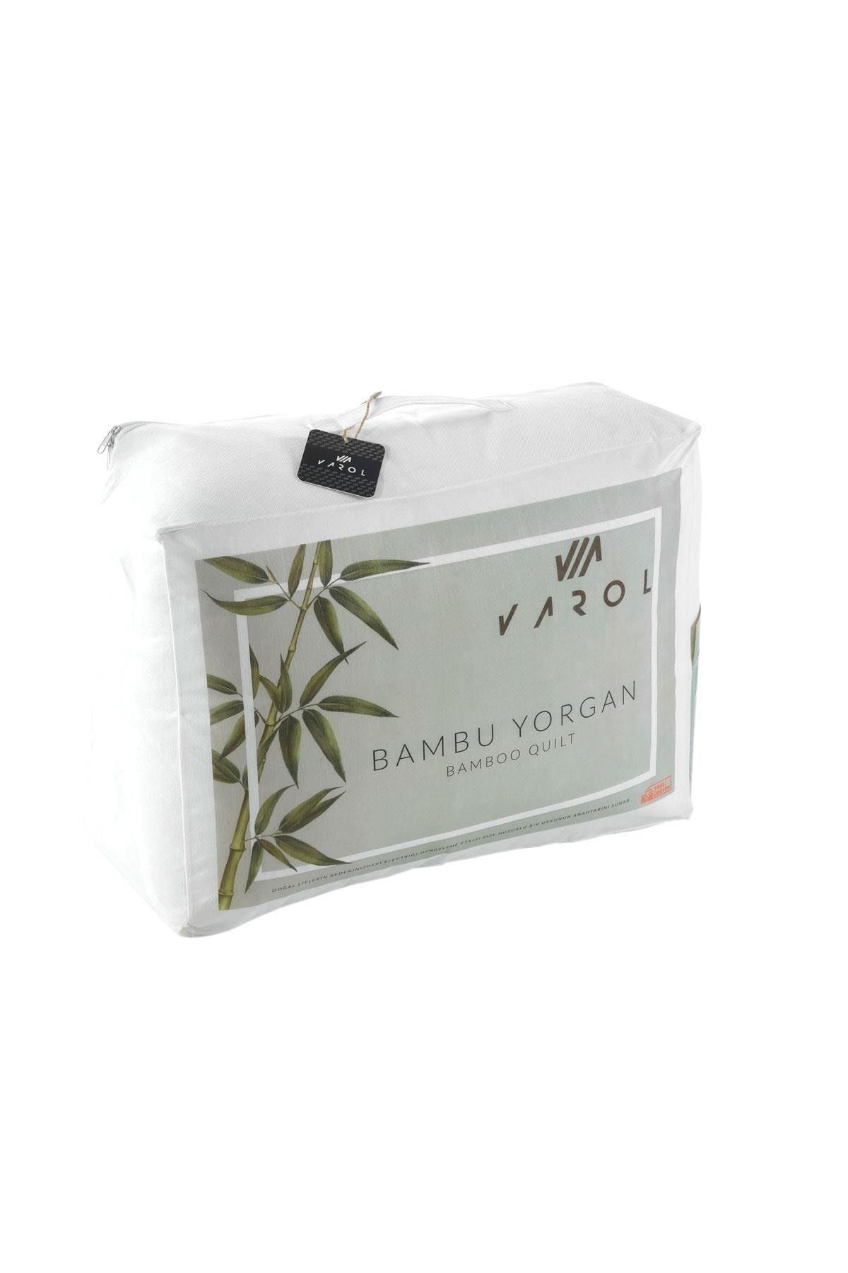 Varol Bambu King Size (Battal Boy Yorgan 215x235cm doku detayı